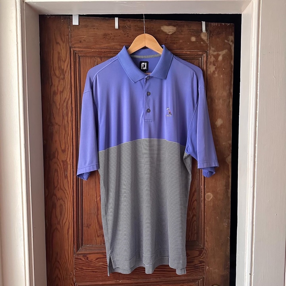 FootJoy FJ Golf Performance Athletic Polo Striped